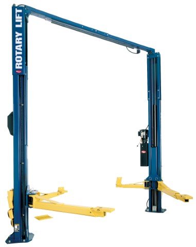 SPOA10-FA - Rotary 10,000 lbs Cap. 2-Post Asymetrical Lift